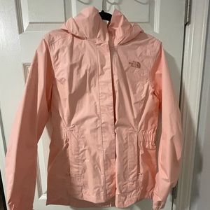 North Face rain coat